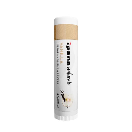 Ipana Naturals Lip Balm, Vanilla, 50/Bag