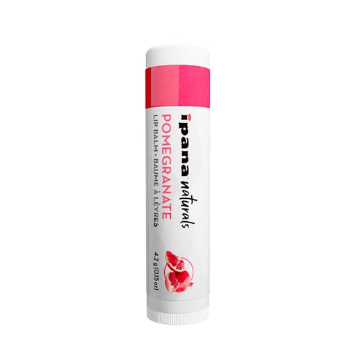 Ipana Naturals Lip Balm, Pomegranate, 50/Bag