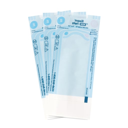 maxill steri-sox Self Sealing Sterilization Pouch