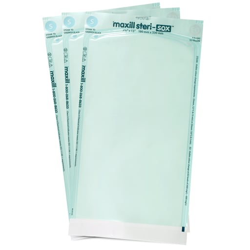 maxill steri-sox Self Sealing Sterilization Pouch