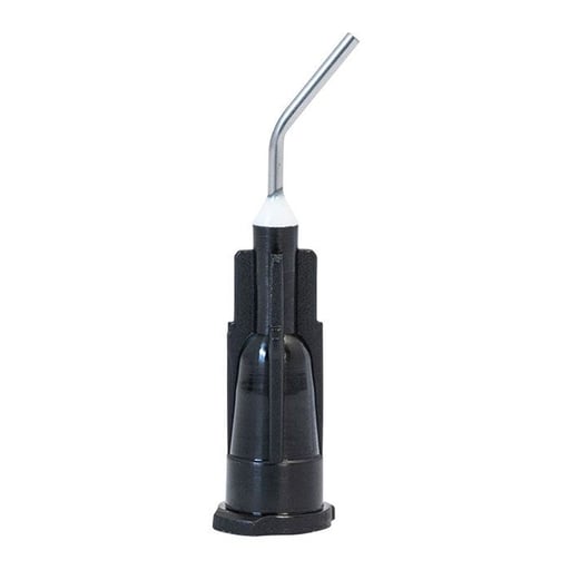 maxill Luer Lock Pre-Bent, 20 ga, Black, 100/Pk