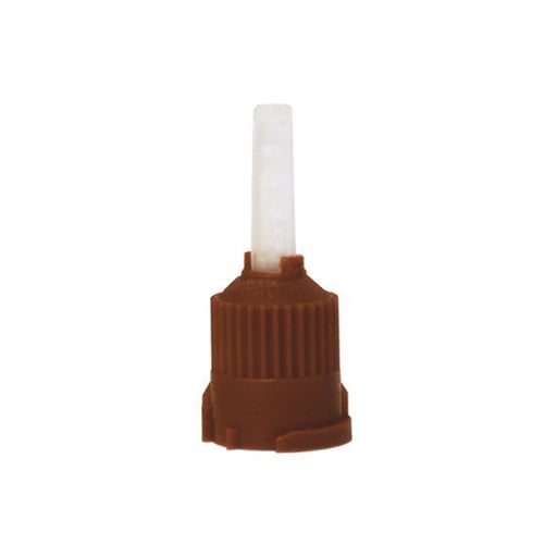 MIXPAC T-Mixer Mixing Tips, 15 mm, 1:1 Ratio, Bro