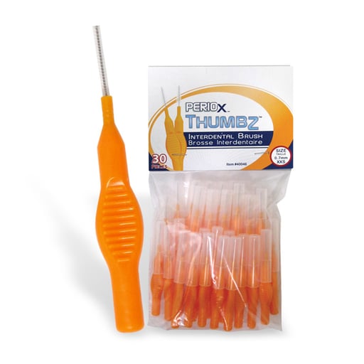 PerioX Thumbz Interdental Brushes, Extra Extra Sm