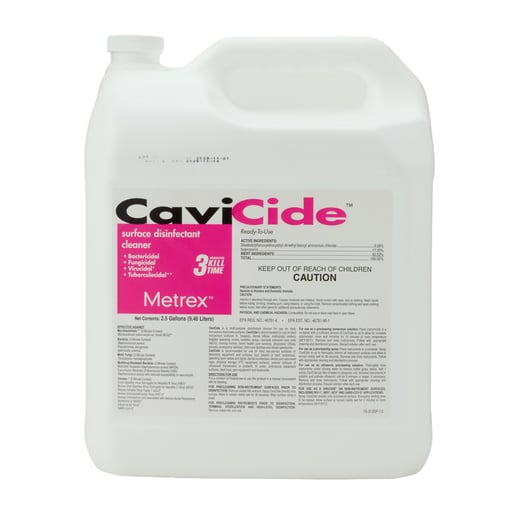 CaviCide Surface Disinfectant 2.5 Gallon.