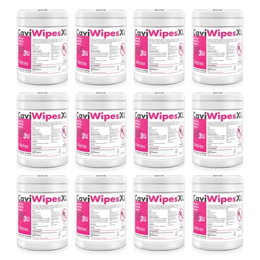 CaviWipes Towelettes (X-Large: 9" x 12") 65/Can,