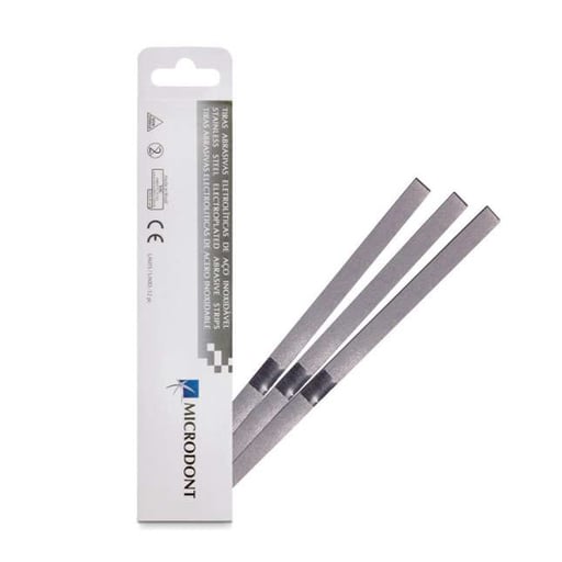 thumbnail image 2 of Microdont 6.0mm Wide Polyester Dental Polishing Strips – Medium/Fine Grit (Box Of 100) 2 of 5