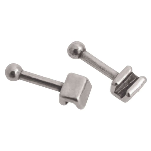 Ortho Shop Crimpable Ball Hooks, Long, 10/Pk