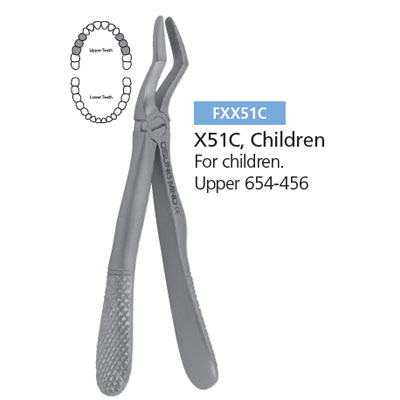Osung X51C Extraction Forcep Upper 654-456 for ch