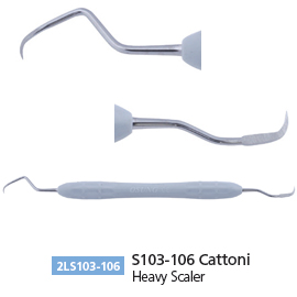 Osung #103-106 Cattoni sickle scaler, heavy scale