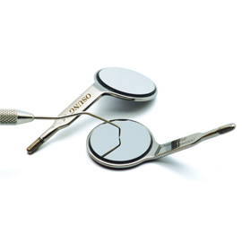Osung #4 Front surface double sided dental mirror