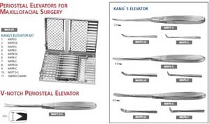 Osung Periosteal Elevator Kit, MXS-01. PERIOSTEAL