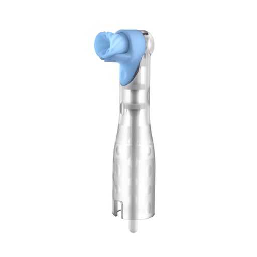 AntiSplatr Prophy Angle, Firm, Disposable, Blue, 