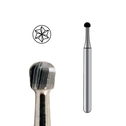 Pac-Dent FGOS #4 Round Oral Surgical Carbide Bur,