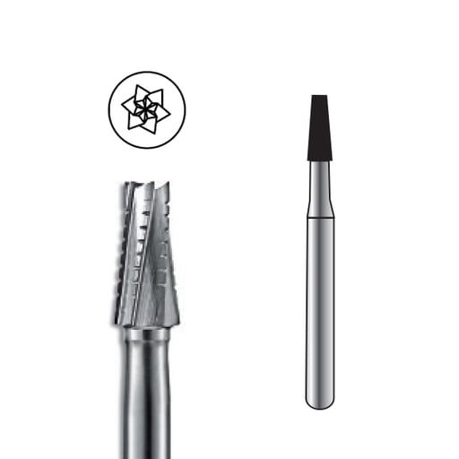 Pac-Dent FG #702 Taper Fissure Crosscut Carbide B