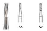 Pac-Dent FG #56 straight fissure plain Carbide Bu
