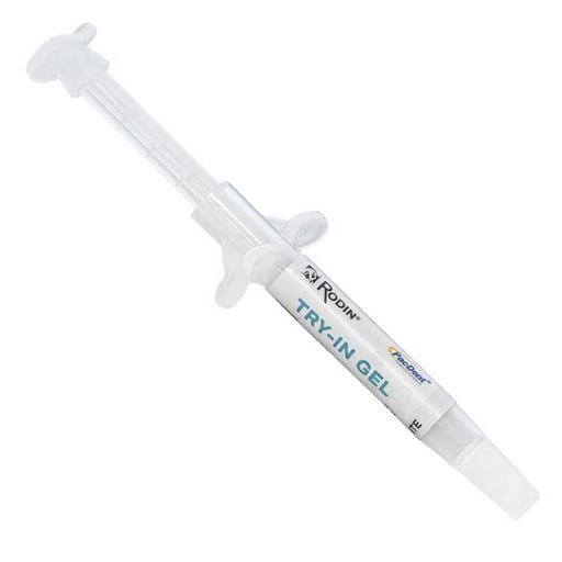 Rodin Try-In Gel Syringe, White Opaque, 3gm, 1/Pk