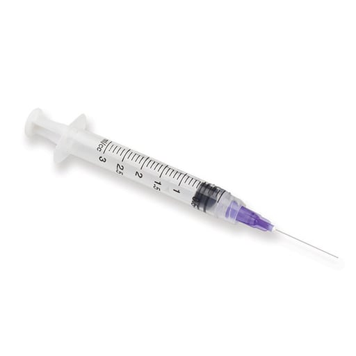 Monovac 3cc Syringe with 30ga Side Vented Irrigat