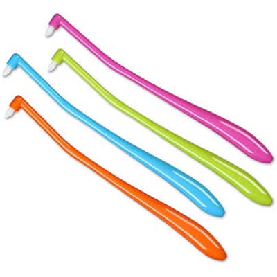 Plasdent End-Tufted Specialty Brush, Assorted Col