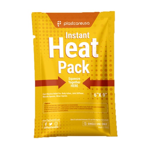 PlastCare USA Disposable 6" x 9" Instant Heat Pac