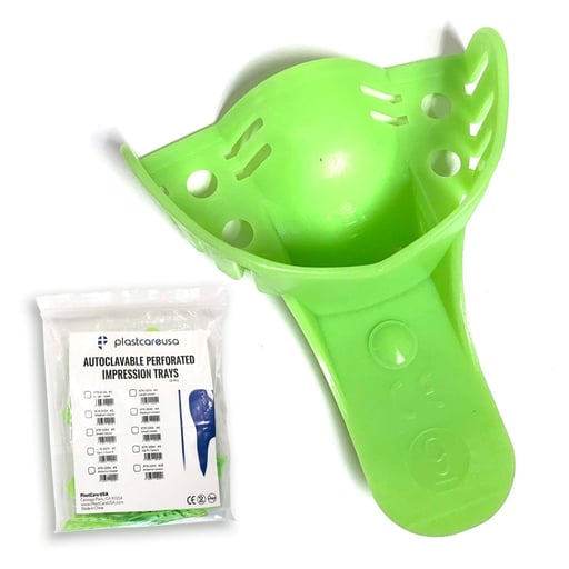 PlastCare USA Autoclavable Impression Trays, #9 A