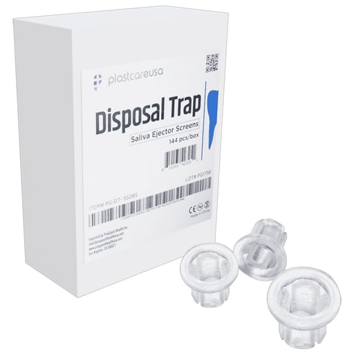 PlastCare USA #5508S Disposable Saliva Ejector Tr