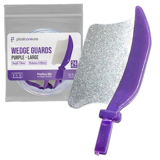 PlastCare USA Large Autoclavable Dental Wedge Gua