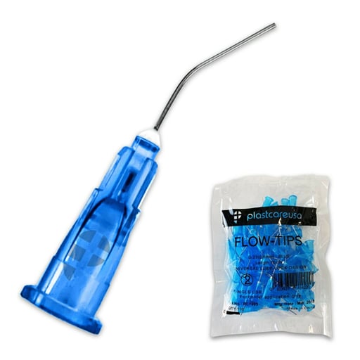 Primo Pre-Bent Etch Tips, 100/Pk. 23 gauge, Blue | Net32