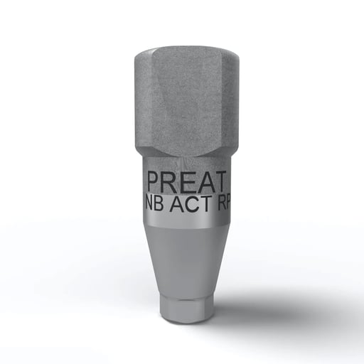 Preat Nobel Biocare Tri-Lobe Compatible WP 5.0 mm Titanium Scan