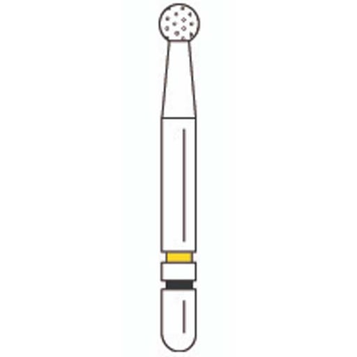 Two Striper Ztech FG #125ZX Round Diamond Bur for
