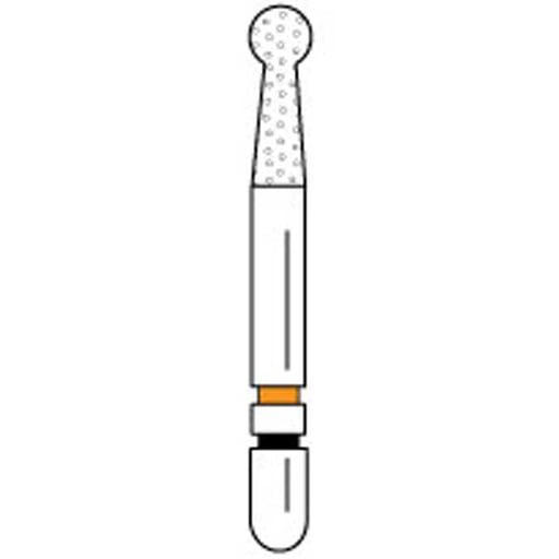 Two Striper Ztech FG #125NZF Round Diamond Bur fo