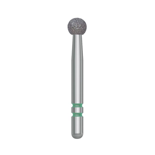 Two Striper FG #135 Fine Diamond Bur, Round. Pack