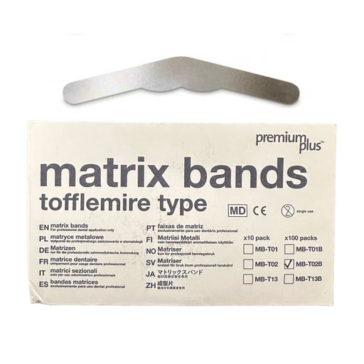 Premium Plus #2 Tofflemire Matrix Band, Stainless