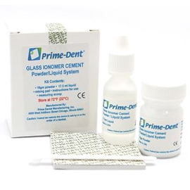 Prime-Dent Glass Ionomer Cement Kit. Multi-purpos