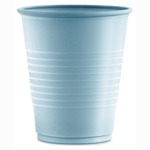 PureLife+ 5 oz Plastic Cups, Blue, 1000/Case