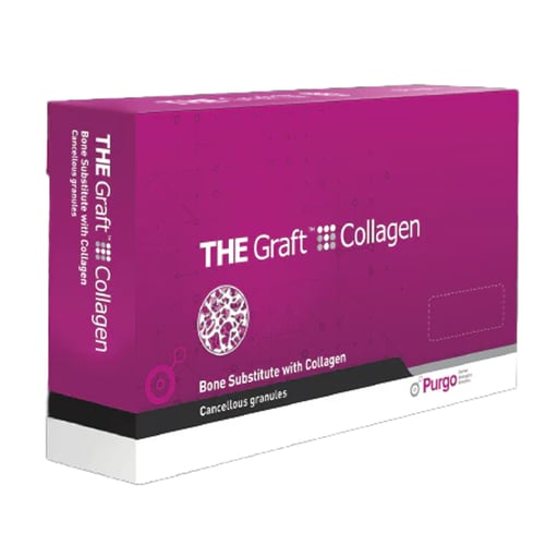 THE Graft Collagen Bone Block, 8 x 9 x 10mm, 0.72