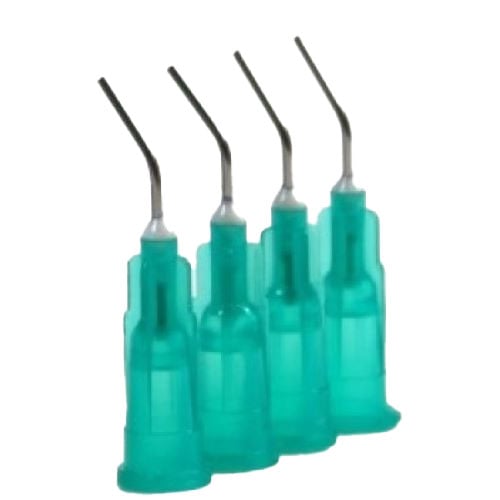 RMH3 Dental Pre-Bent Needle Tips, 21 Gauge, Green