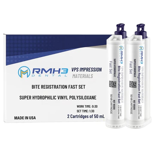 RMH3 Dental Bite Registration Material, Fast Set,