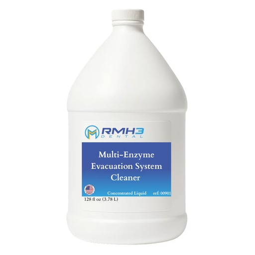 Mark3 Dental Evacuation System Cleaner – Multi-Enzyme, Neutral PH, Mint, 1 Gallon-1050414