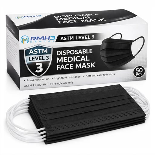RMH3 Dental Disposable 4-Ply ASTM Level 3 Ear-Loo