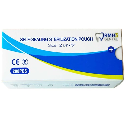 RMH3 Dental 2.25" x 5" Self-Sealing Sterilization