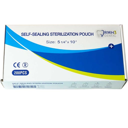 RMH3 Dental 5.25" x 10" Self-Sealing Sterilizatio