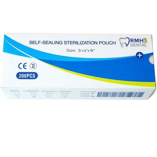 RMH3 Dental 3.5" x 9" Self-Sealing Sterilization