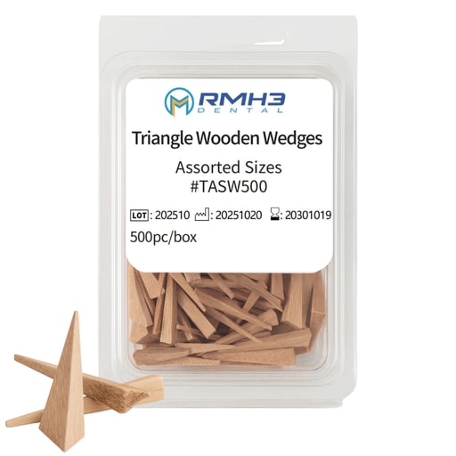 RMH3 Dental Wooden Wedges Assorted, Triangular Sh