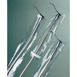 Safe-Dent 2.5" x 10" Clear Syringe Sleeve Covers,