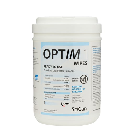 OPTIM 1 One-Step Cleaner & Disinfectant, 6" x 7",