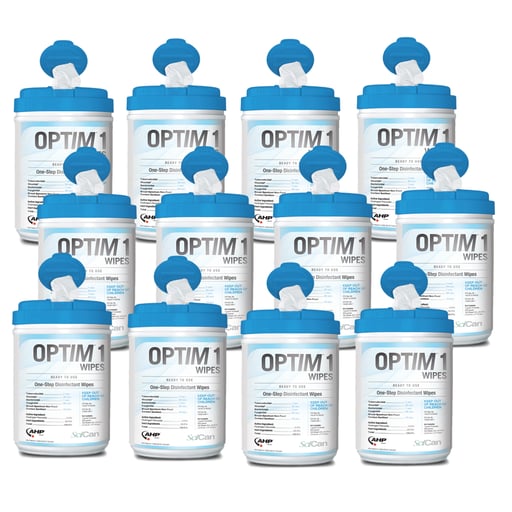 OPTIM 1 One-Step Cleaner & Disinfectant, 6" x 7",