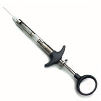 Aspiject Self-Aspirating Syringe with Thumb Ring,