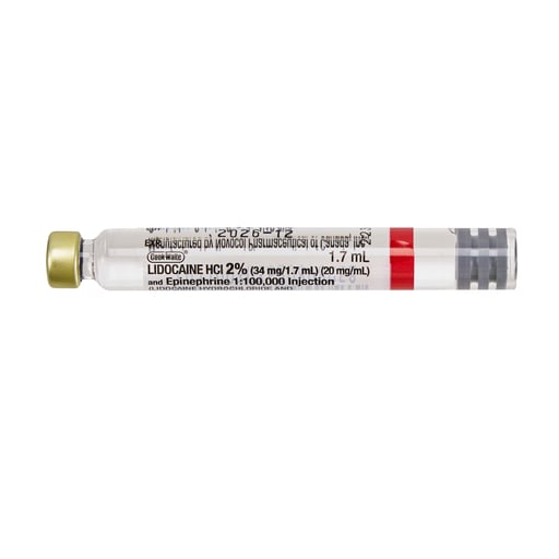 Cook-Waite Lidocaine HCL 2% with Epinephrine 1:10