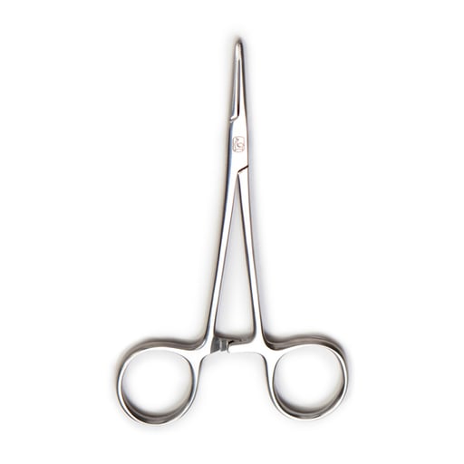 切切様 Shioda Mosquito Forceps, curved | Net32