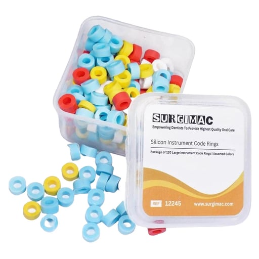 Eco Series Silicone Instrument Code Rings, Assort